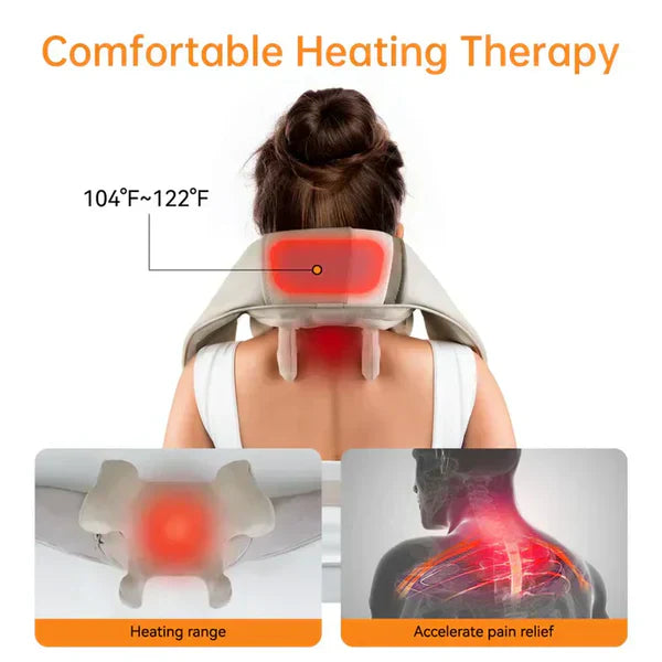𝐇𝐨𝐦𝐞𝐞𝐚𝐬𝐞™ Kneading Massager (Shoulder and Neck) – مدلك عجن للكتف والرقبة Auraé