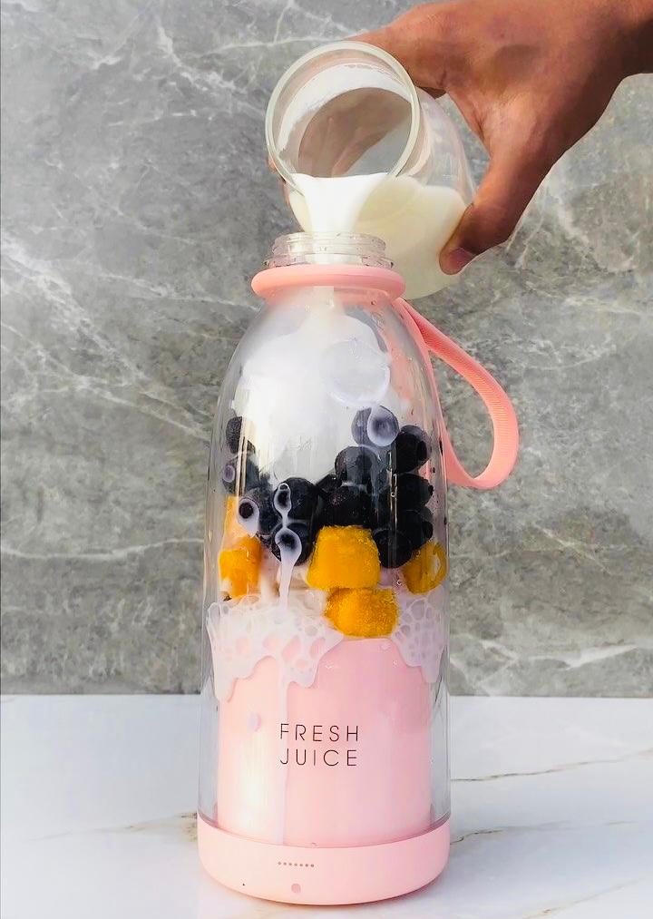𝐇𝐨𝐦𝐞𝐞𝐚𝐬𝐞 ™Portable mini juicer blender Zayna Mall