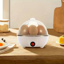 𝐇𝐨𝐦𝐞𝐞𝐚𝐬𝐞 ™Electric Egg Cooker 7 Eggs Steamer Zayna Mall