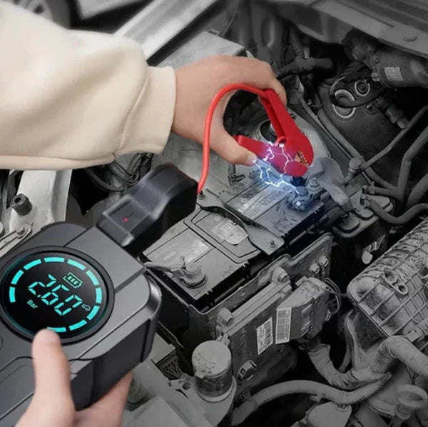 𝐇𝐨𝐦𝐞𝐞𝐚𝐬𝐞 ™Jump Starter With Air Pump هيكساليفينغ™ جهاز تشغيل البطارية مع منفاخ هواء Novara