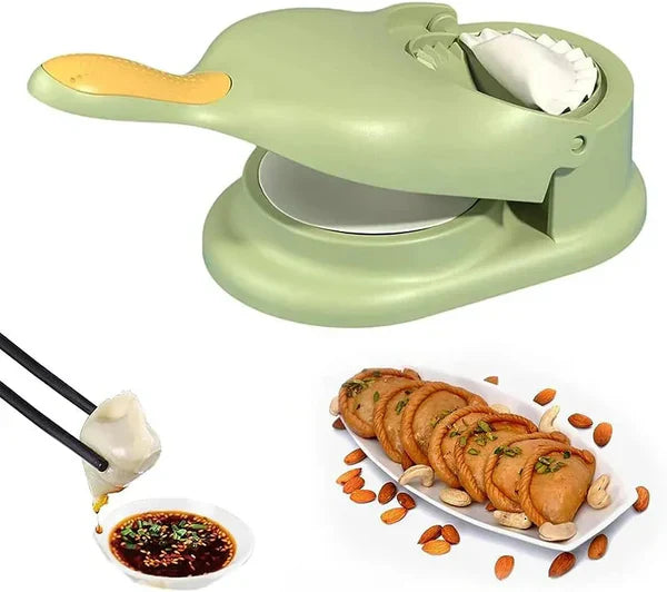 𝐇𝐨𝐦𝐞𝐞𝐚𝐬𝐞 ™2 in 1 Multifunctional Samosa & Dumpling Maker Zayna Mall