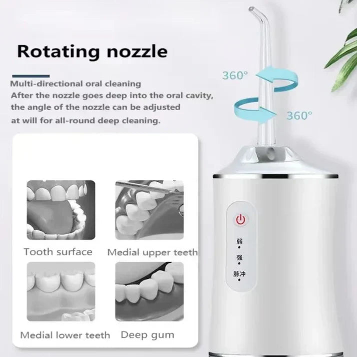 𝐇𝐨𝐦𝐞𝐞𝐚𝐬𝐞 ™3 In 1 Oral Irrigatorجهاز ري الفم 3 في 1 Auraé