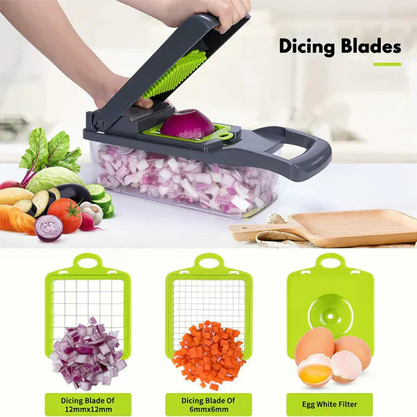 𝐇𝐨𝐦𝐞𝐞𝐚𝐬𝐞™ Multifunctional Vegetable Slicer Zayna Mall