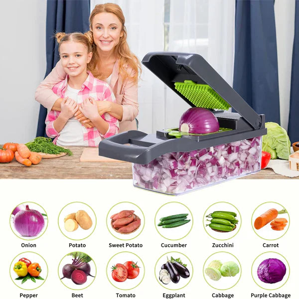𝐇𝐨𝐦𝐞𝐞𝐚𝐬𝐞™ Multifunctional Vegetable Slicer Zayna Mall